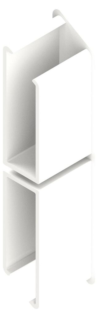 OSMO Alu-CLADDING Rhombus B Kappe rechts weiß