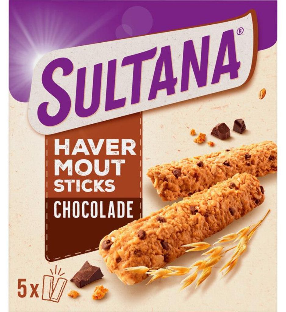 Sultana Havermoutsticks Schokolade 150g – Knusprige Produktbild 