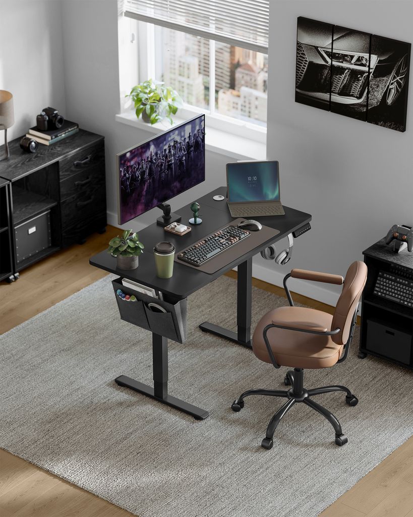 SONGMICS Höhenverstellbarer Schreibtisch elektrisch 120cm 4 Produktbild 