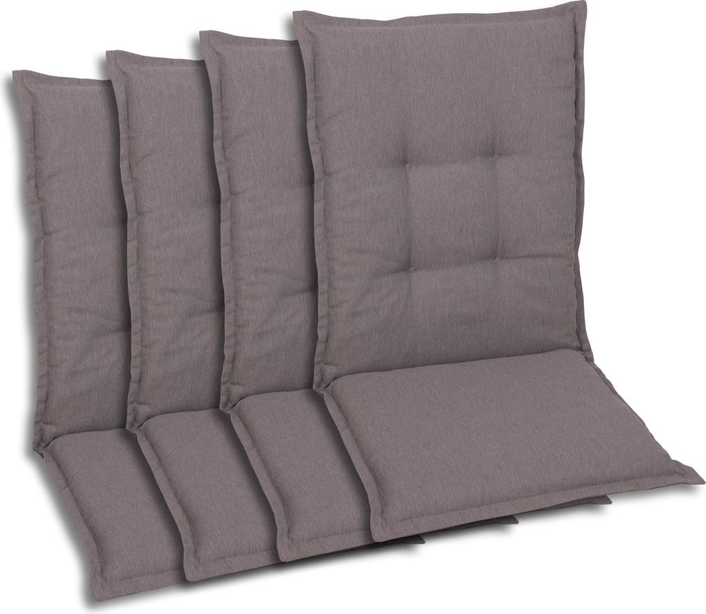 GO-DE Textil, Sesselauflage Mittellehner, 4er-Set, Farbe: Produktbild 