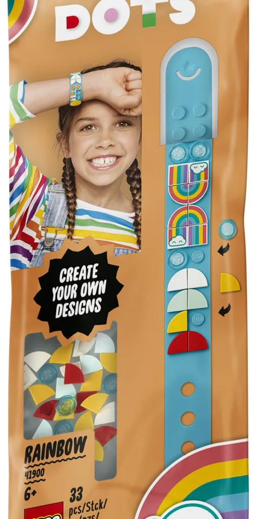 Lego DOTs Boîte de Construction Multicolore avec 1000 Pièces Variées