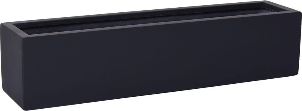 VIVANNO Blumenkasten Fiberglas FLOBO Kasten, Anthrazit matt Produktbild 