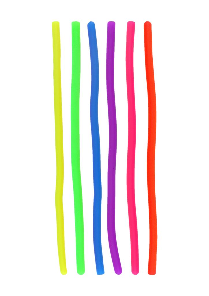 Stretchy Elastic String Noodle (6 Assorted Colours), Spielzeug, 1 Stück