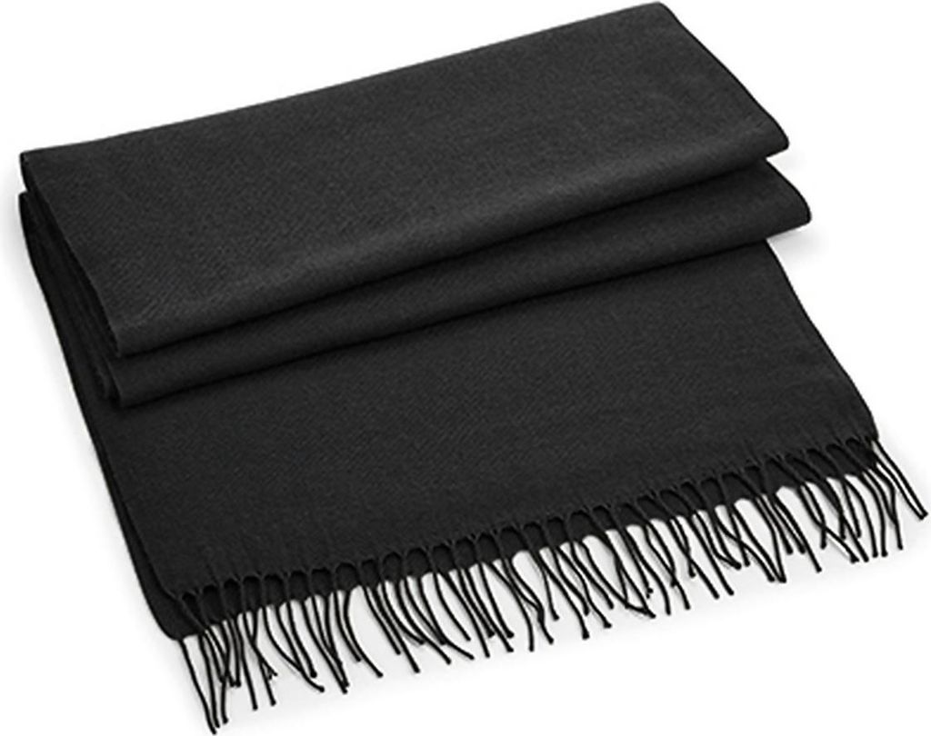 Beechfield B500 | Schals Classic Woven Scarf - 186 x 47 cm - Farbe: Black - Größe: 186 x 47 cm