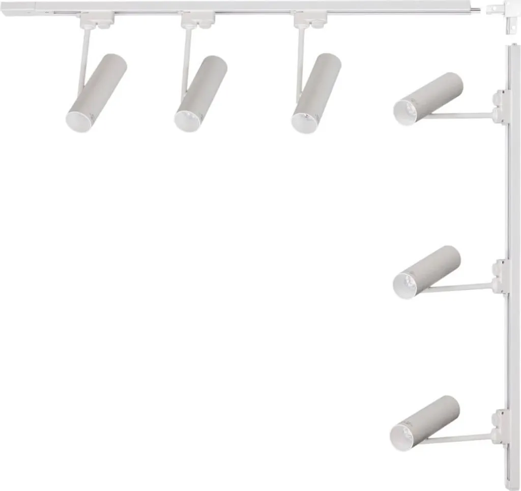 Optimisez votre éclairage avec ce kit rail en L Zuma Line 1x1m noir
