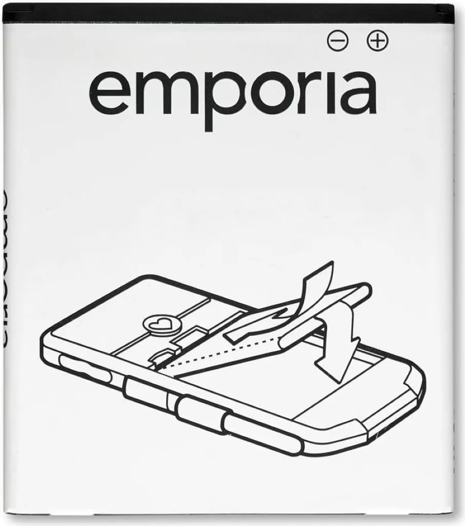 Batterie Emporia AK-S5-BC Haute Capacité Li-ion de Rechange Couleur Noir