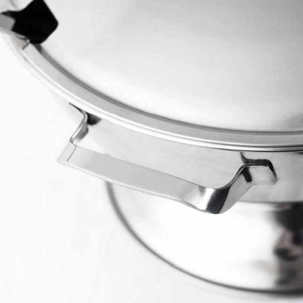 Zuppiera Design Acciaio Inox 3L - Eleganza Minimalista per la Tavola - 3