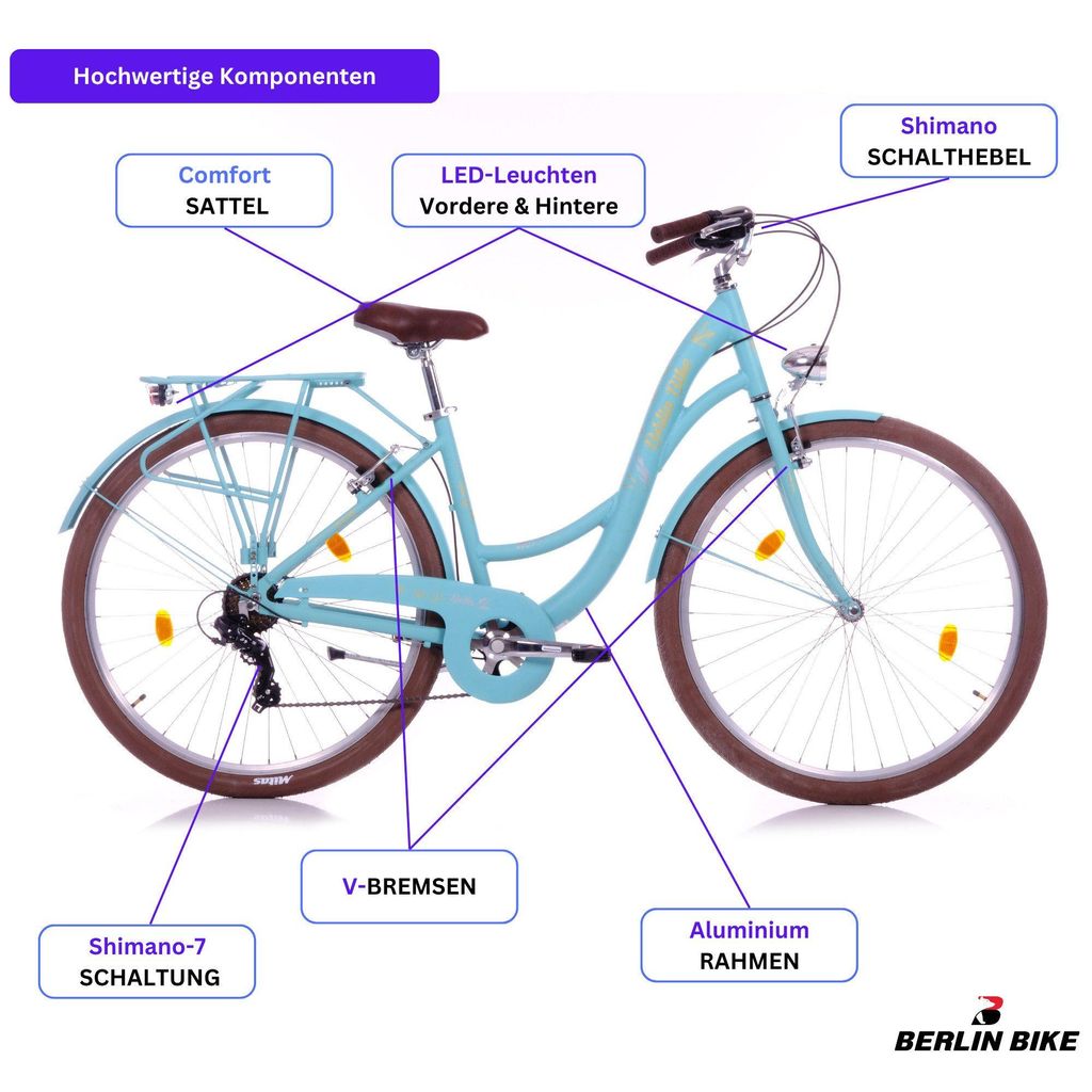 Cityrad Bella 2  28 Zoll Damen Hollandrad mit Shimano