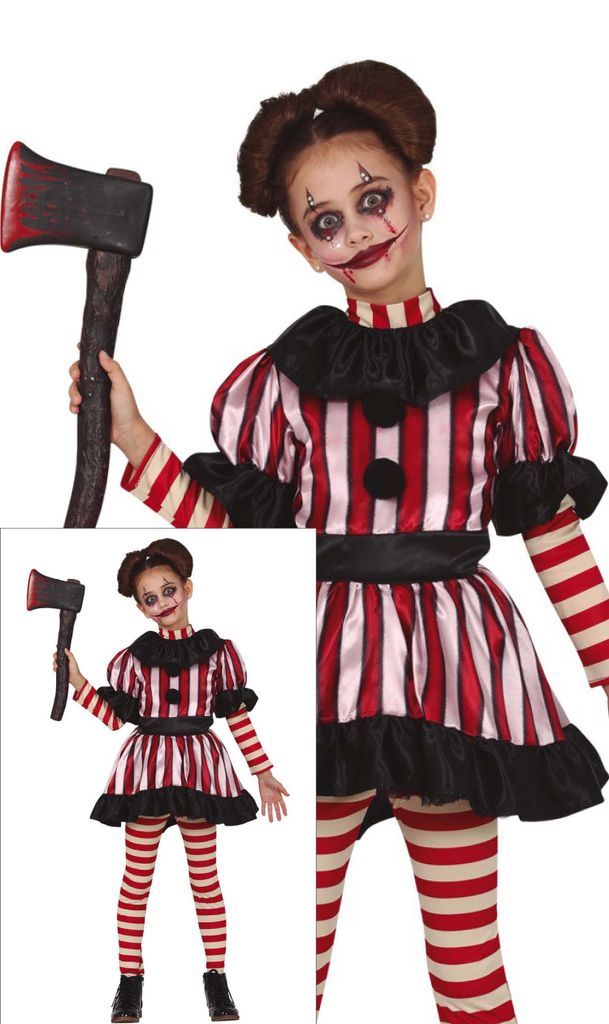 Guirca Clown Mädchenkostüm  5-6 Years  5-6 Years Produktbild 