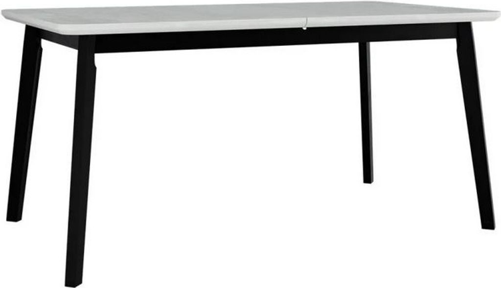 Rozkladací stôl do jedálne 160x90 cm ANGLETON 8 - biely / Obrázok produktu 
