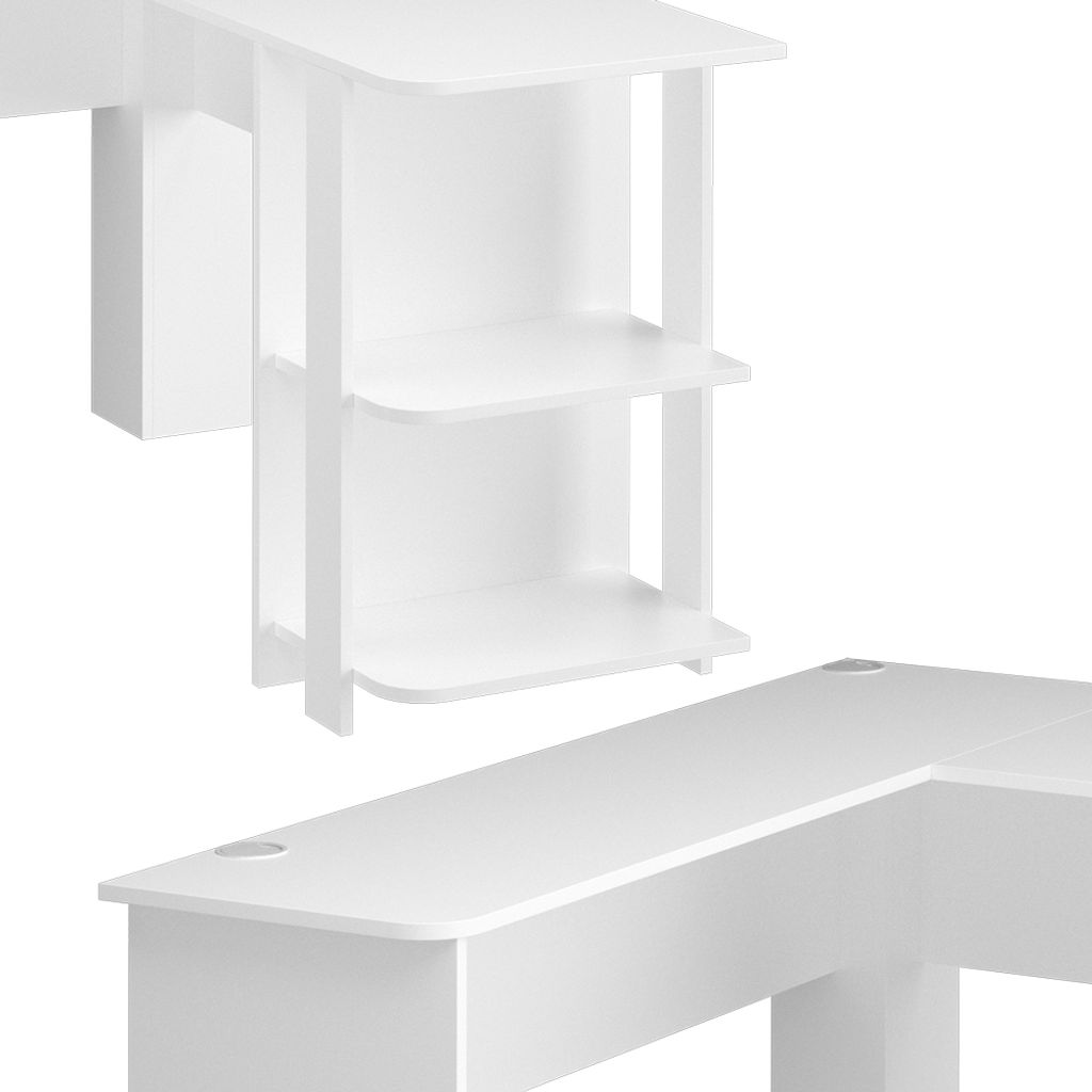 Hoekbureau Nikita Wit 140 x 140 cm Vicco | 425142197154706
