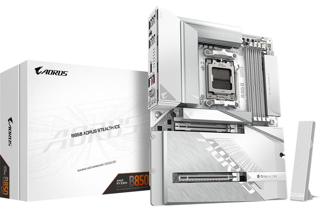 GIGABYTE B850 AORUS STEALTH ICE, Mainboard