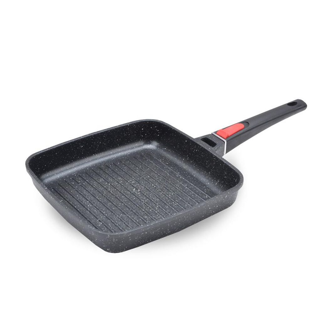 MR-4826 Grillpfanne mit abnehmbarem Griff, Granit, 26 cm