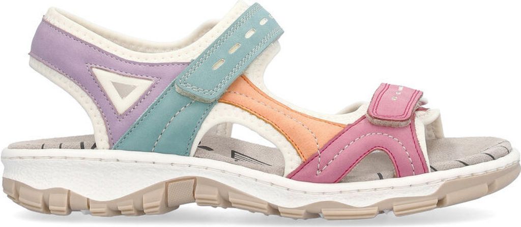 Rieker Damen Sandale bunt Trekking Outdoor gepolstert Produktbild 68