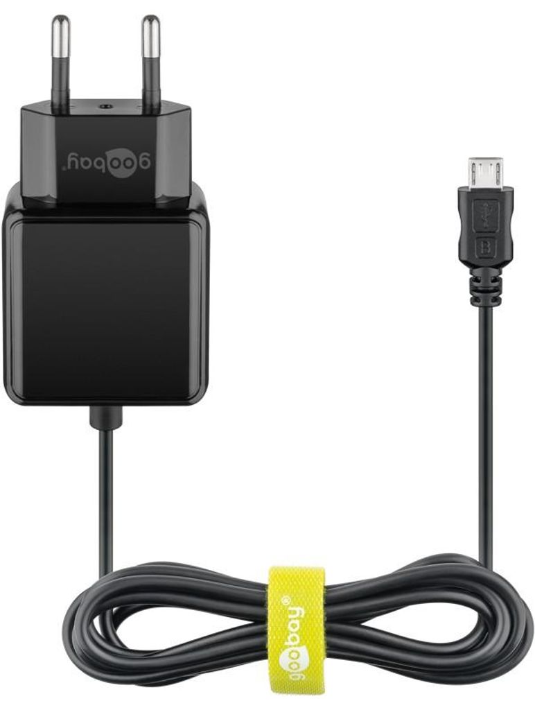 Goobay Mirco-USB Netzteil 3,0A, universelles Ladegerät für Produktbild 