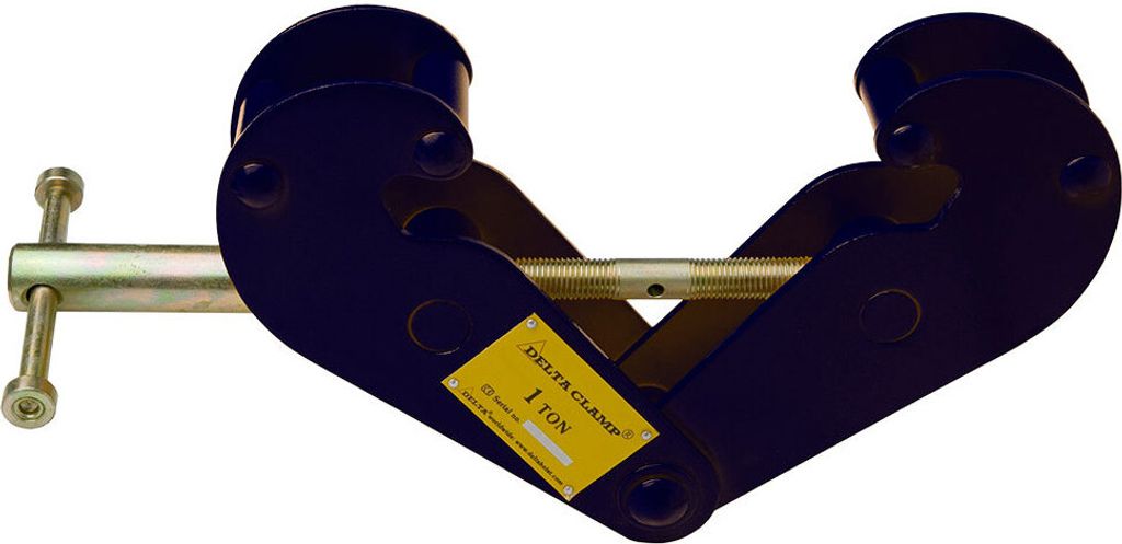 Delta Hebeklemme Trägerklemme Tragkraft 1,0t Schwarz