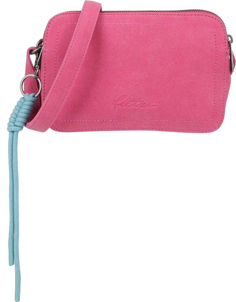 Fritzi aus Preußen borsa a tracolla Jony Suede Jacky Cross Bag Soft Pink rosa