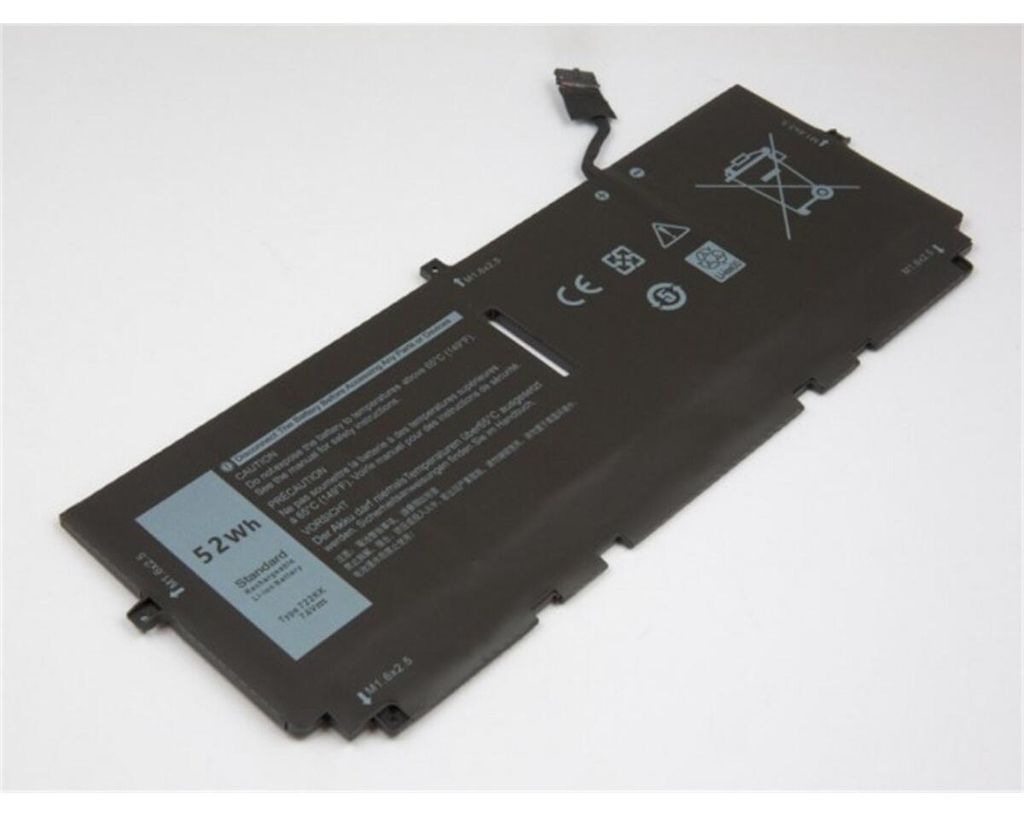Akku für Dell XPS 13 9300 2020 Li-Pol 7,6 Volt 6500 mAh schwarz
