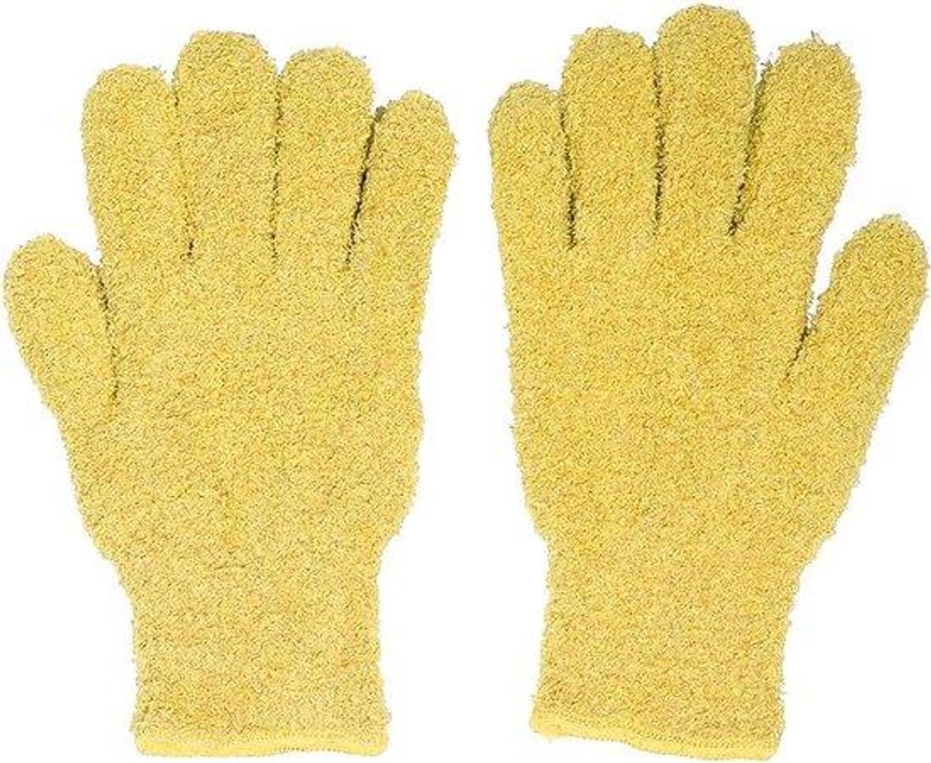 Auto-Waschhandschuh - absorberender Auto-Waschhandschuh aus ultrazarter Microfaser - für Auto-Reinigung - gelb.