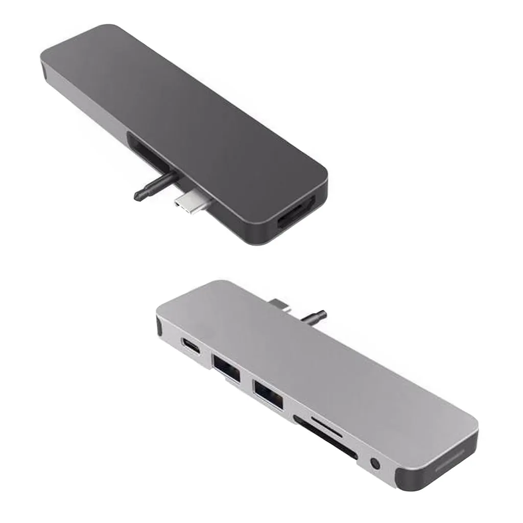 HYPER GN21D-SILVER Docking Station Laptop Argento - Hub 7-in-1 USB-C - 10