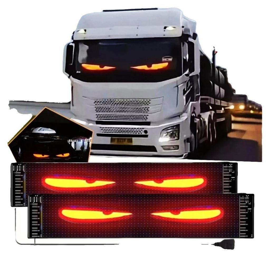 2 Stück LED-Lichtaugen für Autoanhänger Produktbild 