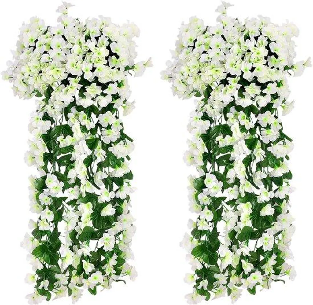 Bouquet de fleurs artificielles pour décoration de mariage - Lot de 2