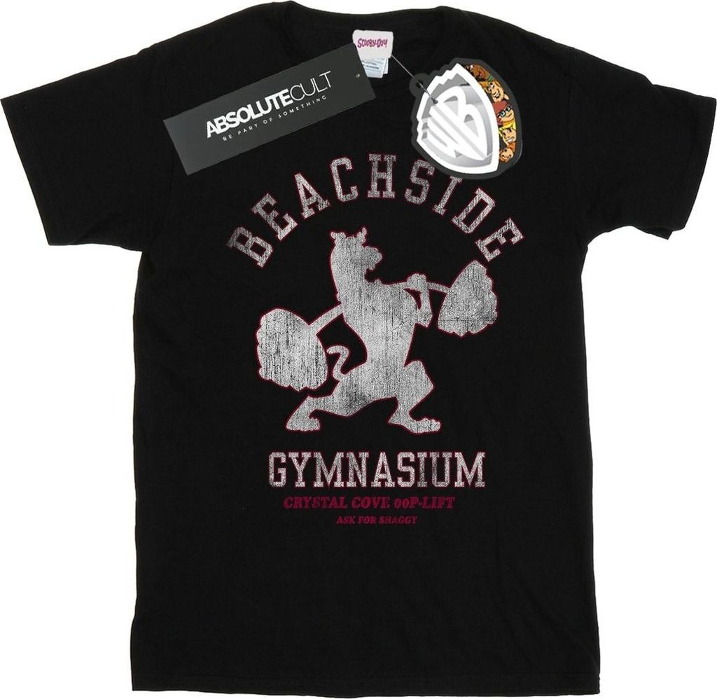 Scooby Doo - "Beachside Gymnasium" T-Shirt für Herren BI44972 (S) (Schwarz)