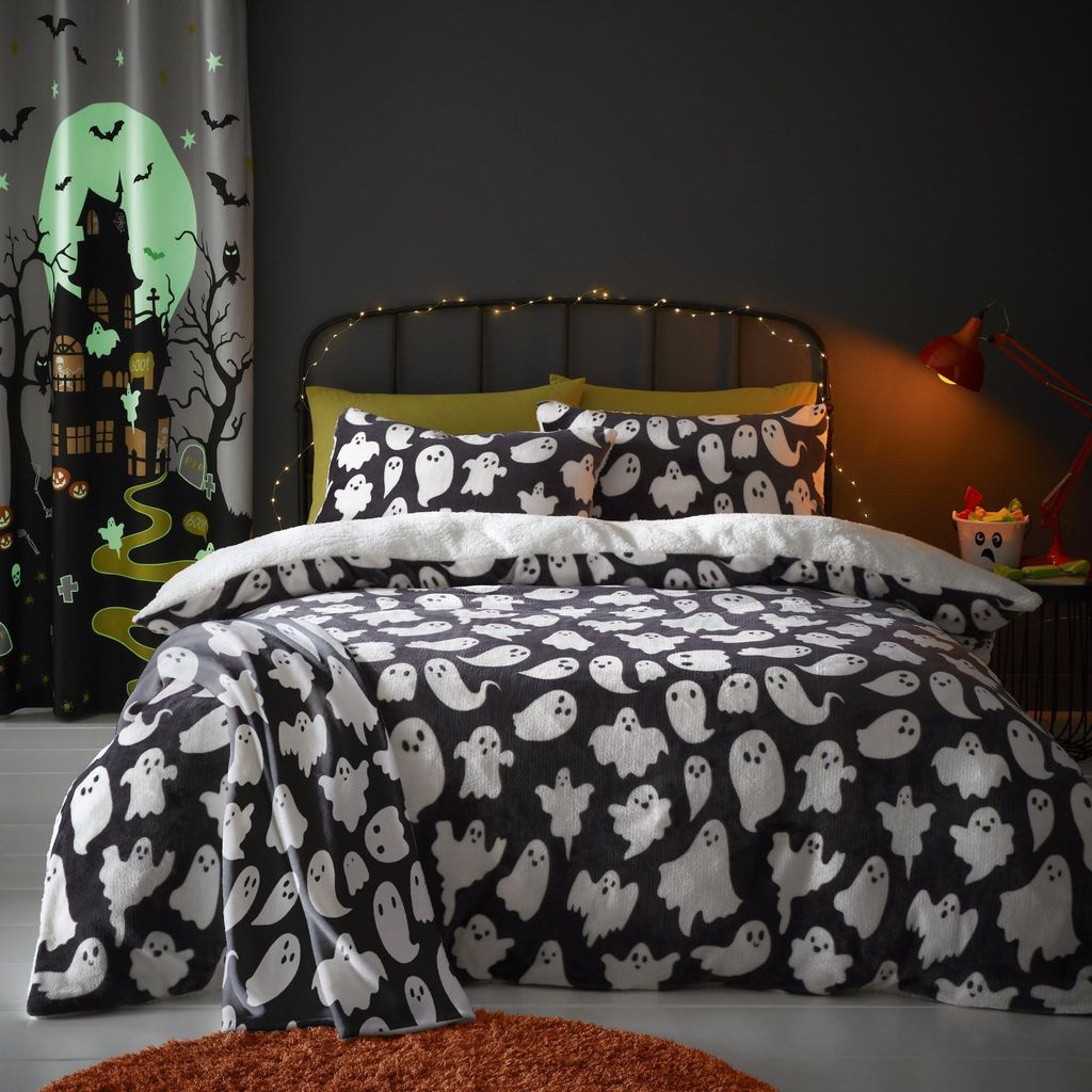 Omgoods - Copripiumino in pile caldo a tema Halloween, 140 Immagine del prodotto 