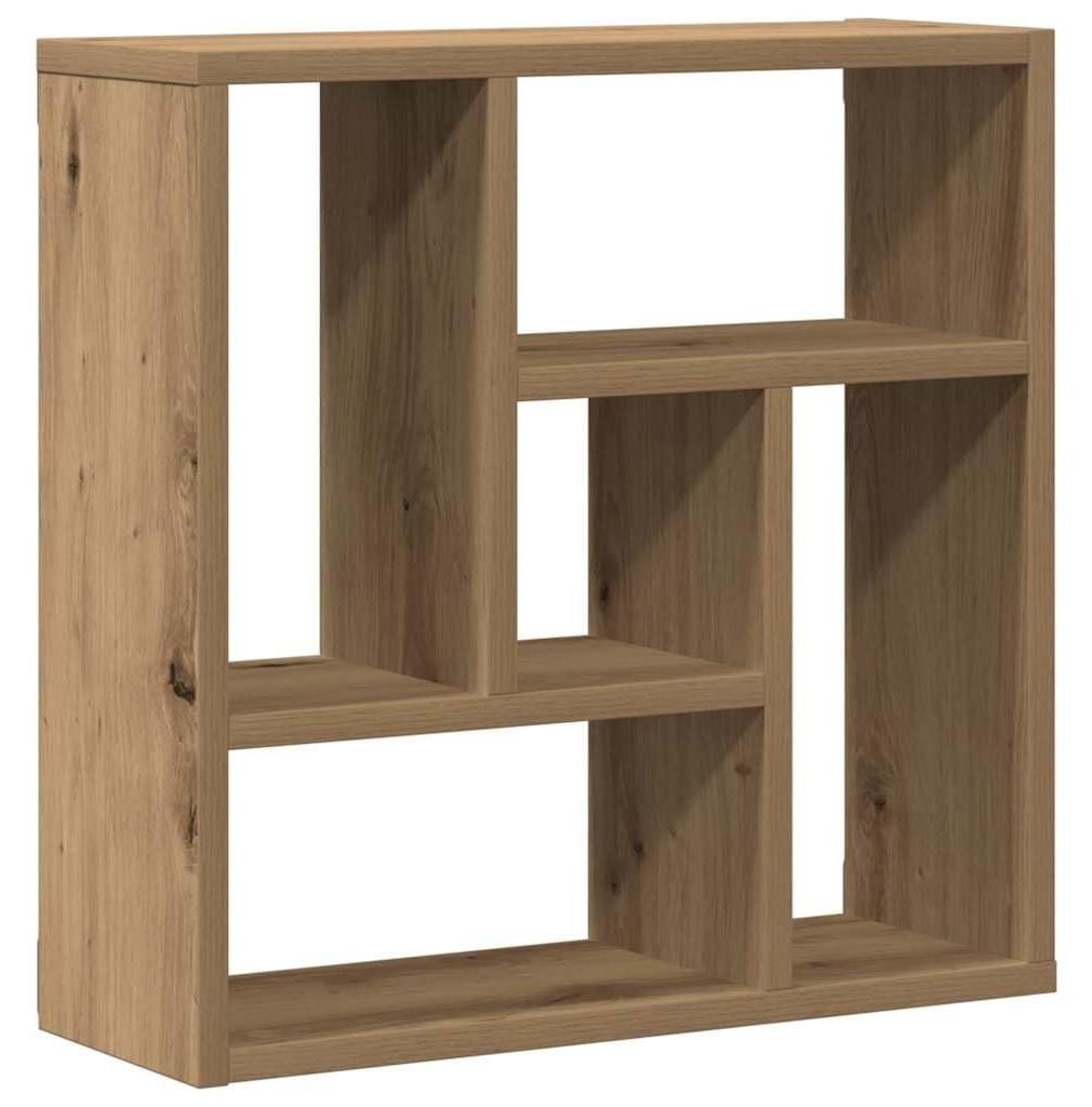 Wandregal Artisan Eiche 45x16x45 cm, Holzwerkstoff, Wandaufbewahrung, schwebendes Regal, Hängeregal, Wandregale, schwebende Regale, Hängeregale