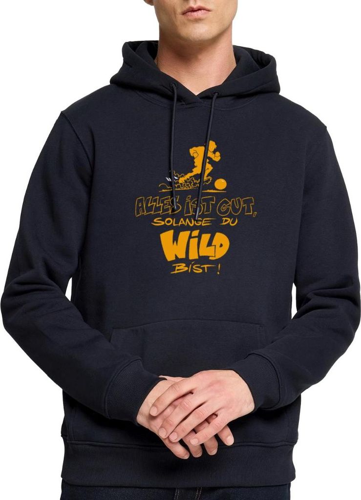 Spreadshirt Die Wilden Kerle Spruch Motto Herren Premium Hoodie, XL, Navy