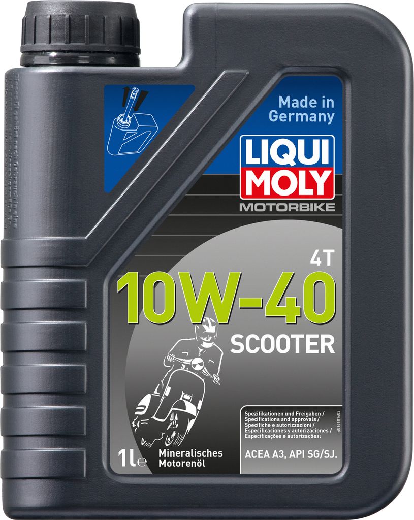 Liqui Moly Motorbike 4T 10W-40 Scooter 1 Liter Kanister Produktbild 