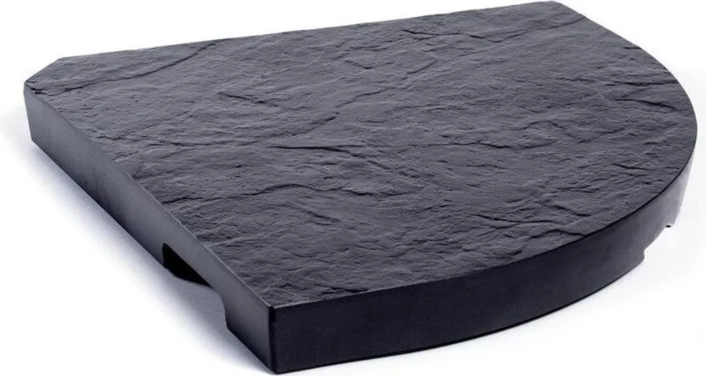 Dalle de lestage EDA pour parasol déporté en béton de 18 kg gris anthracite