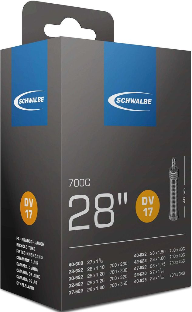 schlauch 27/28 x 1.10/1.75 (28/47-609/635) DV 40 mm Obrázek produktu 2