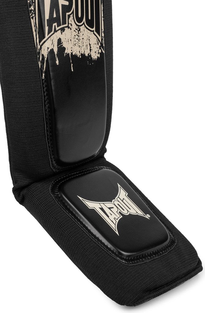 Schienbeinschoner (1 Paar) LENWOOD Black/Ecru S/M Tapout