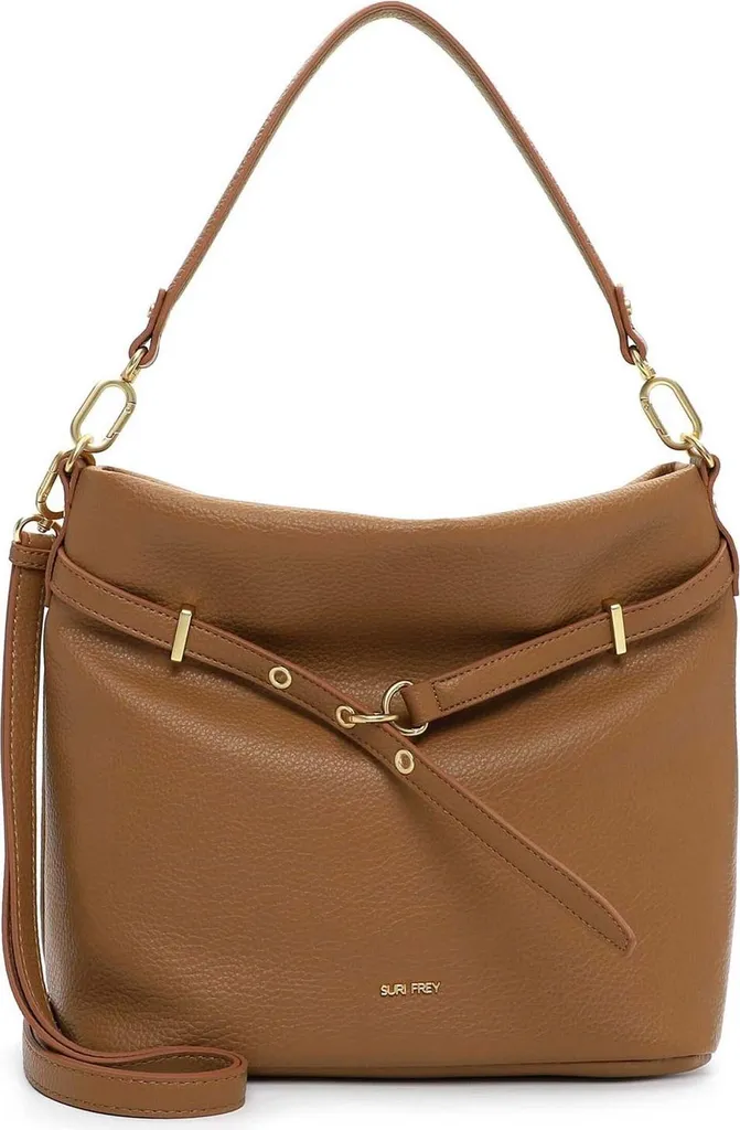 Sac à épaule souple et léger avec bandoulière réglable marron