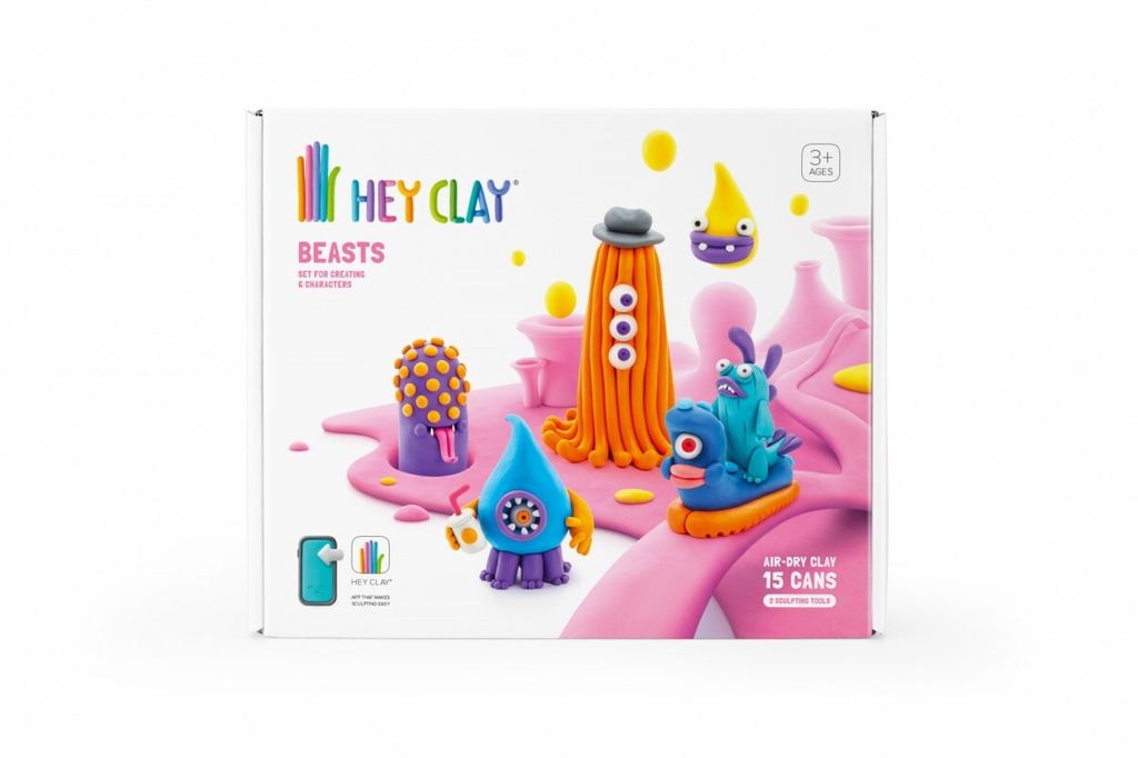 HEY CLAY kreativní sada - Příšery Obrázek produktu 