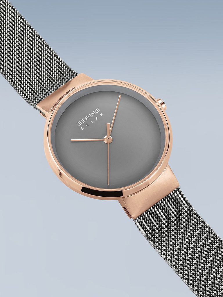 Solar Bering Uhren Rosegold Damen Armbanduhr Bering Herrenuhr