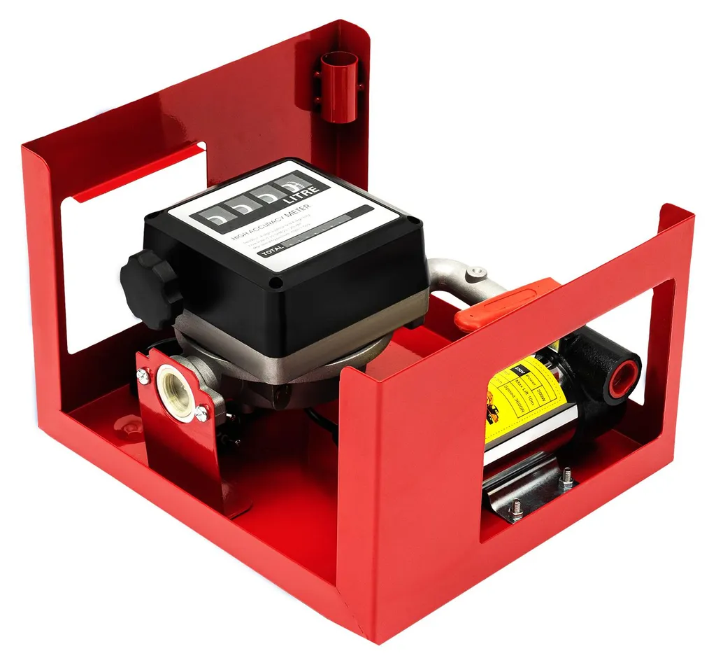 Pompe diesel auto-amorçante 200W rouge : fini les pannes de transfert 10m