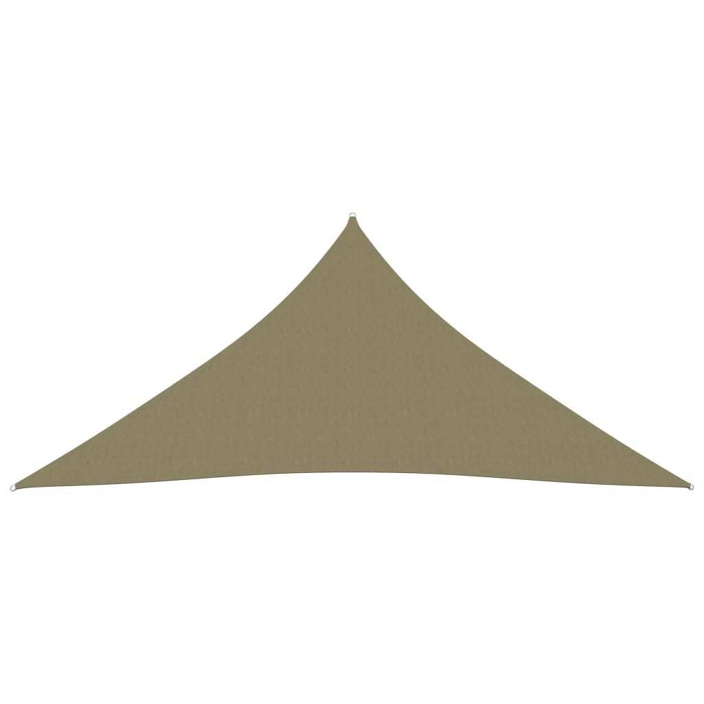 Maison Exclusive - Sonnensegel Oxford-Gewebe Dreieckig 3x3x3 m Beige