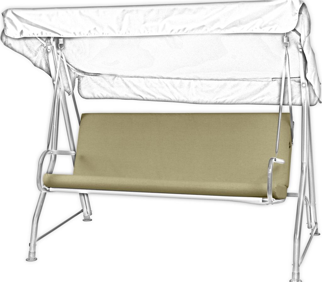 AMPO Kissen für Hollywoodschaukel 150 cm Gartenbankauflage Bankauflage Schaukelkissen