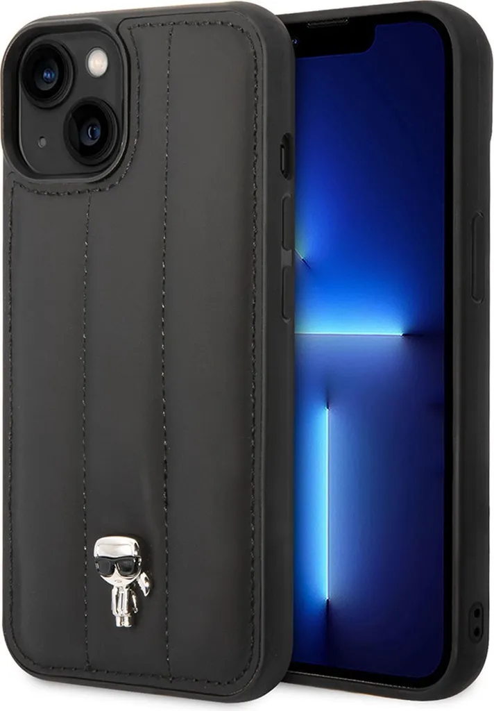 Cover iPhone 15/14 Plus Karl Lagerfeld Puffy Ikonik Pin - Black Luxury