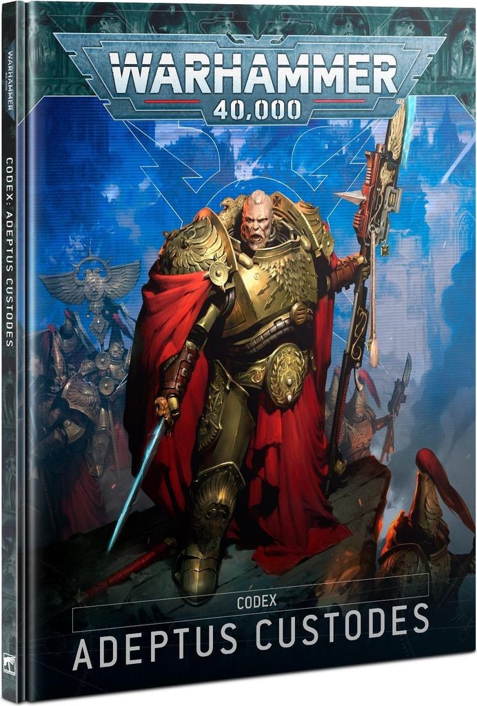 Warhammer 40.000 Adeptus Custodes Codex Englisch Produktbild 