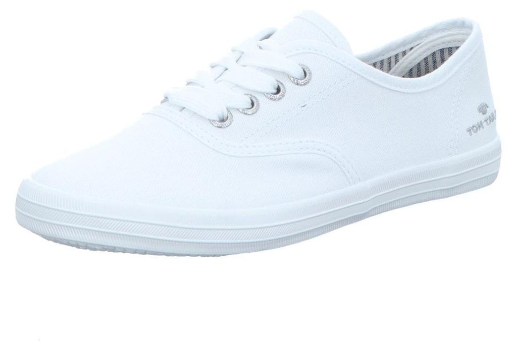 Tom Tailor Damen-Leinenschnürhalbschuh Weiß, Farbe:weiß, EU Produktbild 