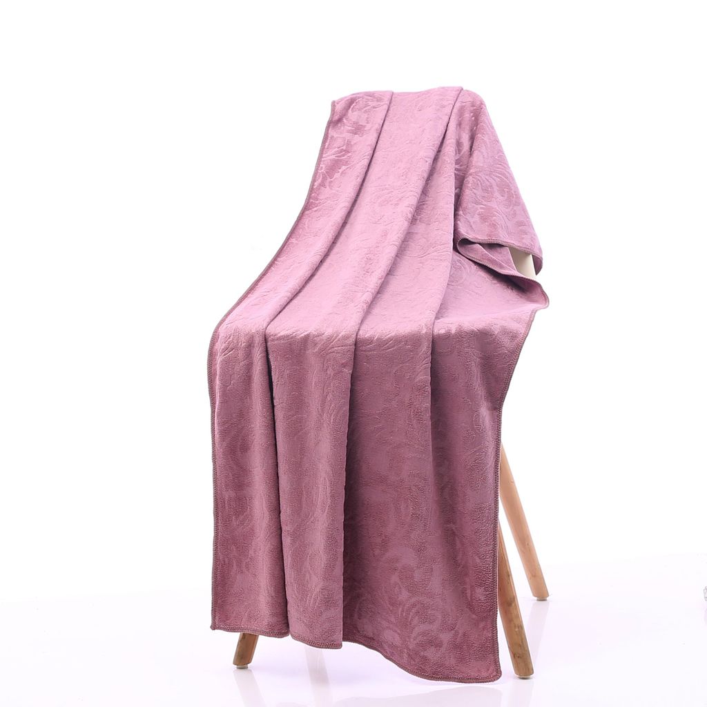 Handtücher Badetuch 50x100 cm Rosa Handtücher 6 Stück Set Badehandtuch Frottee mit Bambus Muster Mikrofaser To