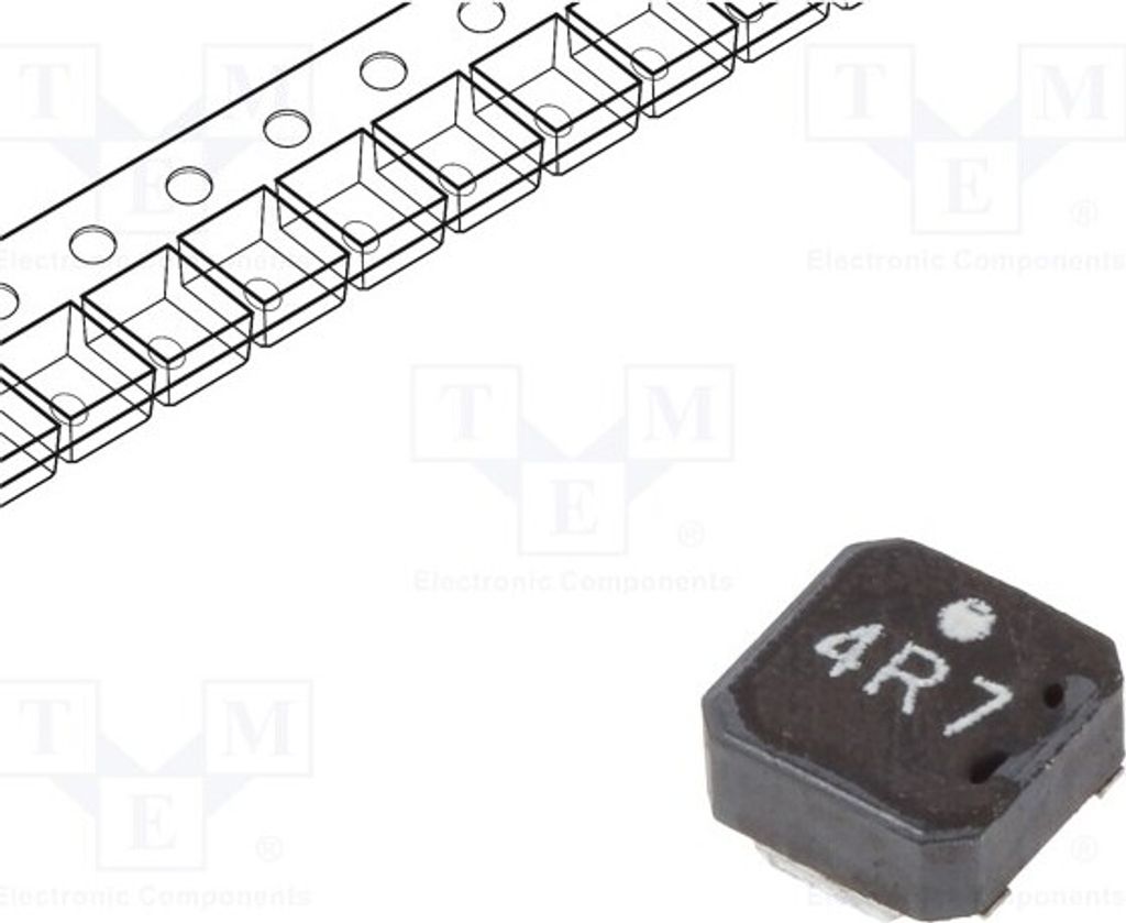 2x Drossel: Ferrit ±30% 4,7uH SMD 89mΩ 1,71A Serie: VLCF VLCF4020T-4R7N1R2 SMD-Le