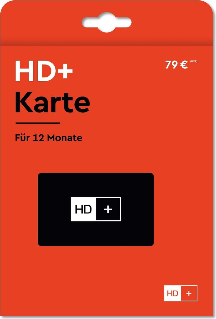 HD+ Karte inkl. 12 Monate HD+ Sender-Paket