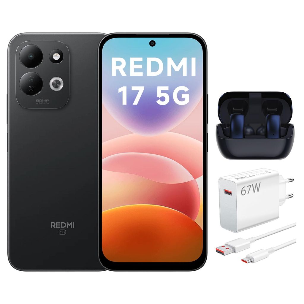 XIAOMI  REDMI 17 5G 4GB 256GB Smartphone Schwarz 7500mAh Produktbild 