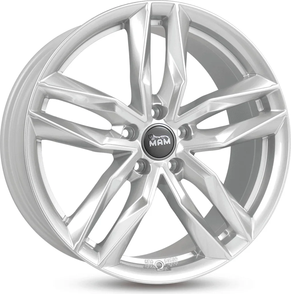 Jante MAM RS3 Silver Painted 19 pouces 5x112 ET45 : Finition Premium