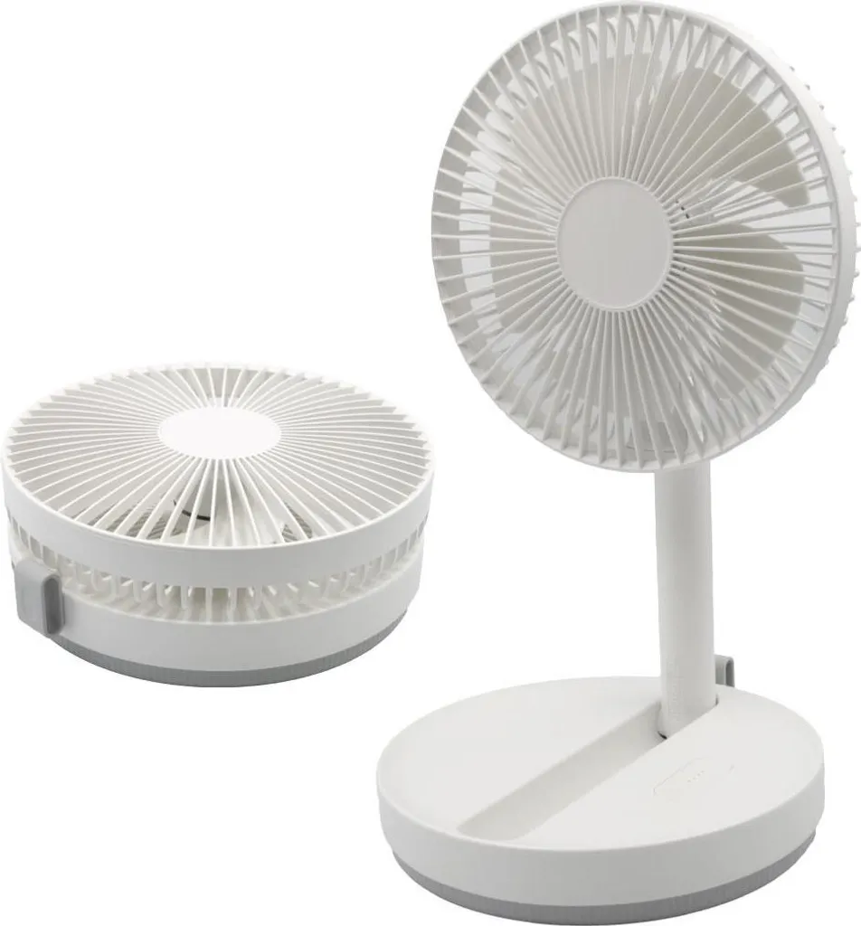 Ventilateur pliant télescopique DRIO AKU silencieux à 3 vitesses USB