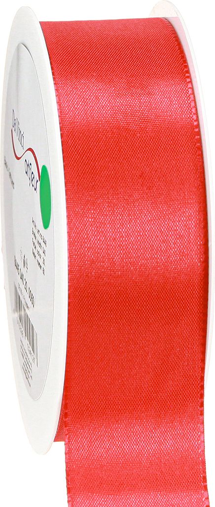 Geschenkband Rot 40mm 50m Dekoband Polyester Schleifenband